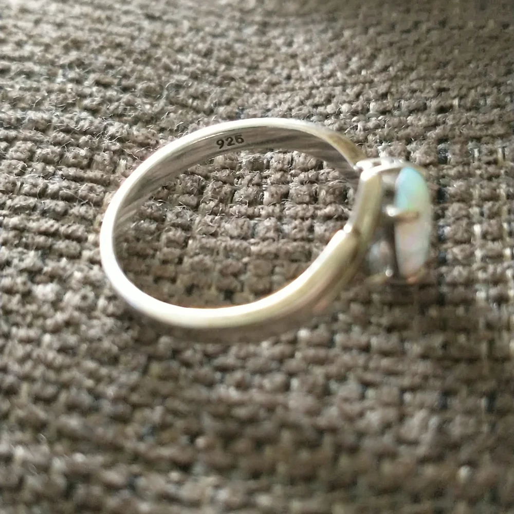 Colorful opal ring - Picture 3 of 6